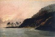 unknow artist, A View of Point Venus and Matavai Bay,Looking east
